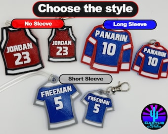 Custom Bag Tag & Jersey Keychain