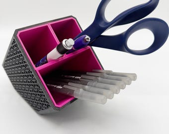 Modern komiko design  Desk Organizer | 3-Compartment Office Supply Holder