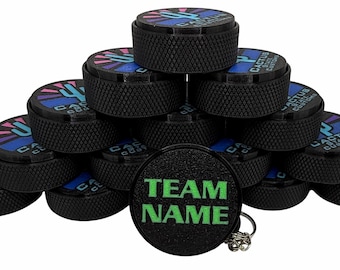 Bulk Custom Hockey Puck Fidget Clicker **Includes 20 for the Team**