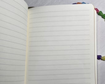 Polymer clay flower journal