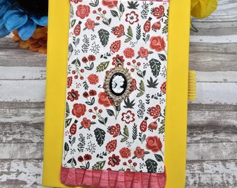 Handmade Victorian Lady Polymer Clay Journal: Art Sketchbook