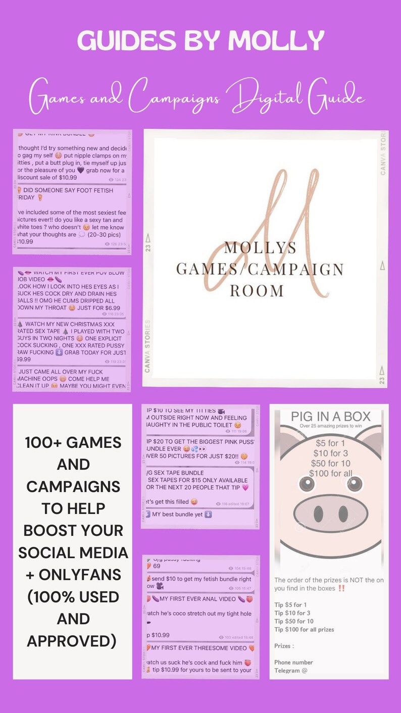 Onlyfans Games and Campaign Guide - Etsy Canada