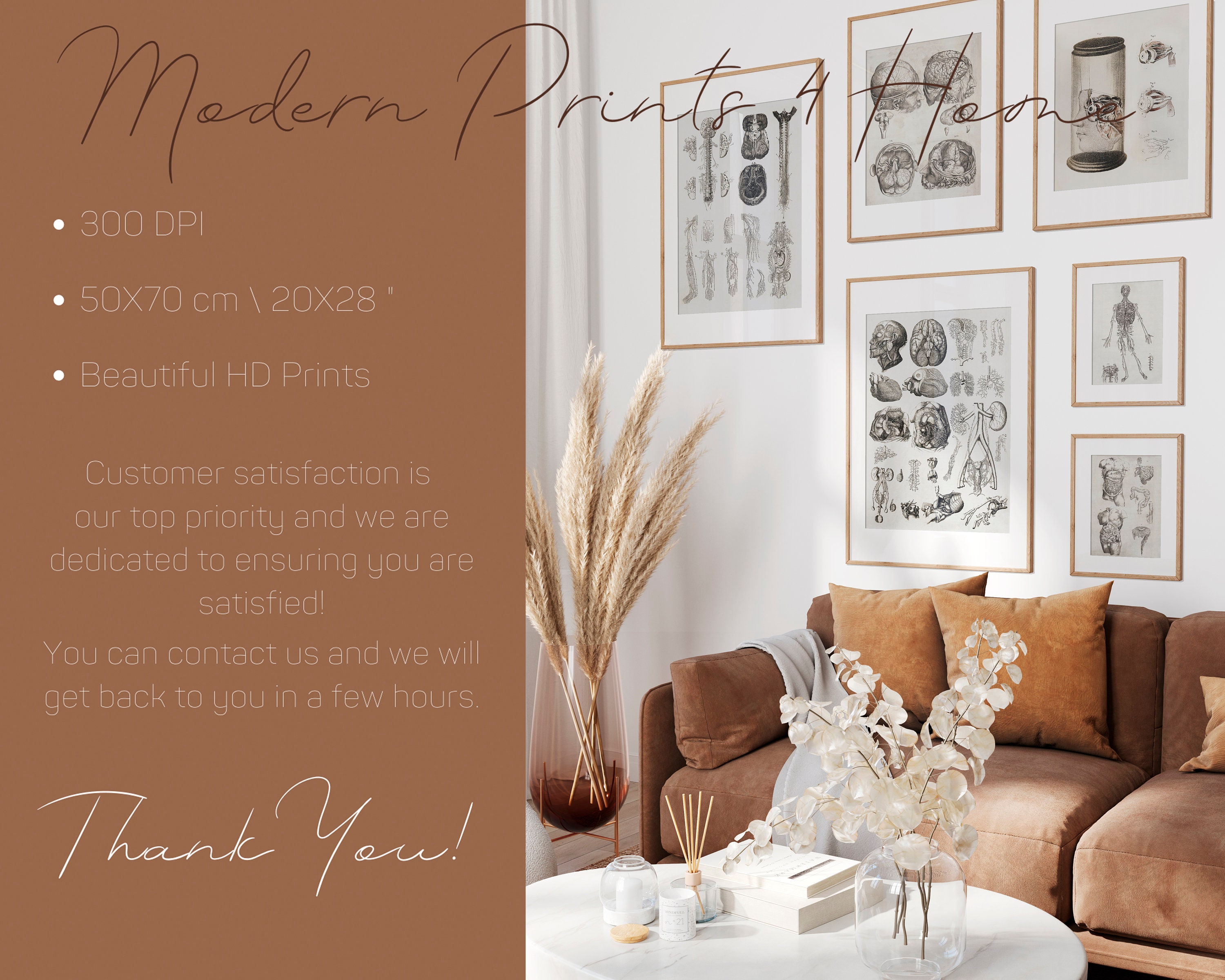 Digital Download Print Gallery Wall Art Set Vintage Human - Etsy