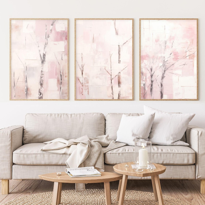 Blush Wall Art - Etsy