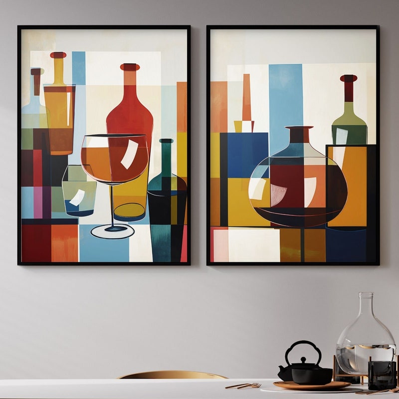 Modern Kitchen Art Etsy
