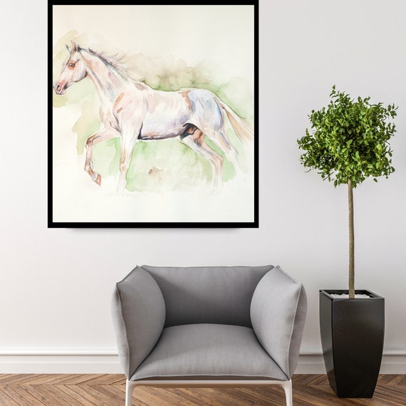 Beautiful Horse Wall Art Print Wall Decor Digital - Etsy