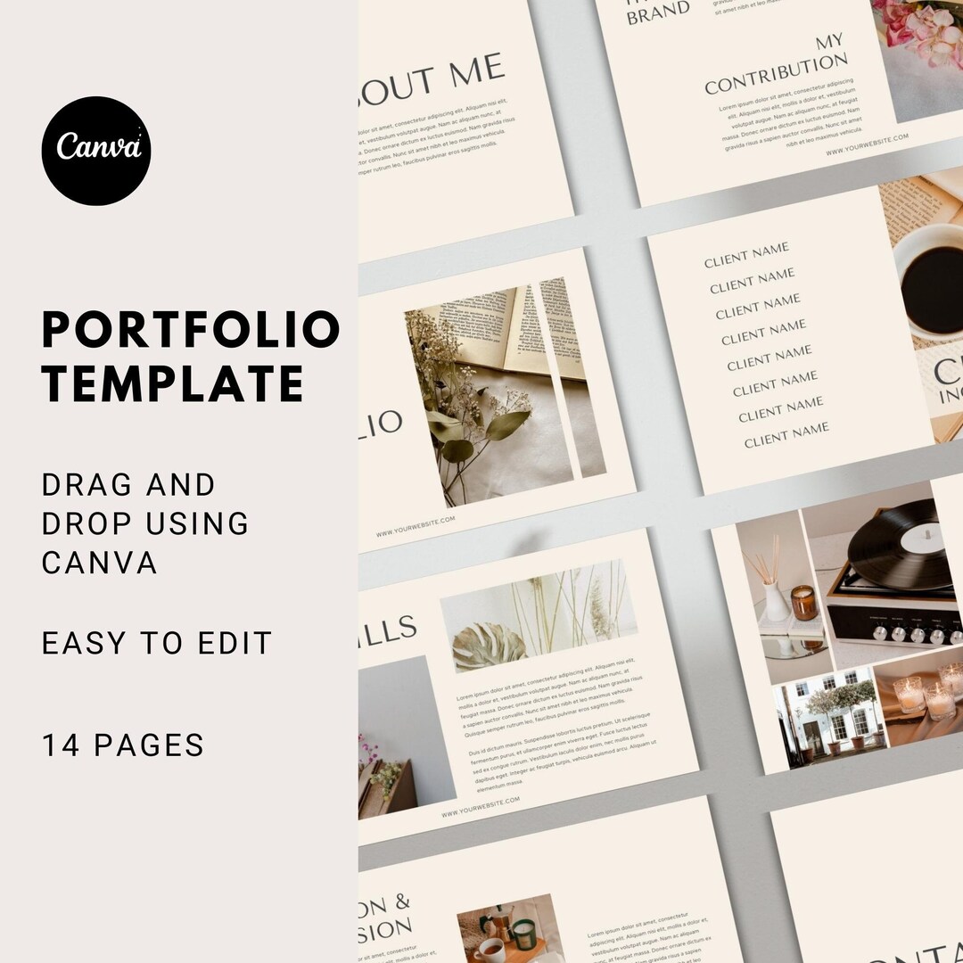 Social Media Manager Portfolio Template Social Media Etsy
