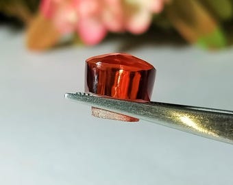 Orange Sapphire Gemstone – 10mm Pomellato Cushion Cut