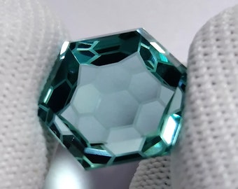 AAA Zirkonia CZ Hexagon 12X12X6.50MM Hinterseite geschnitten Fantasie-Schnitt schön wie Ring-Anhänger-Größe lose Edelstein-Geburtsstein