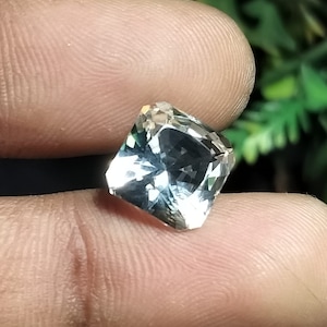 White Moissanite Octagon 10X10X6.70MM Jubilee Cut Gem Faceted Cut Loose Gemstone Birthstone