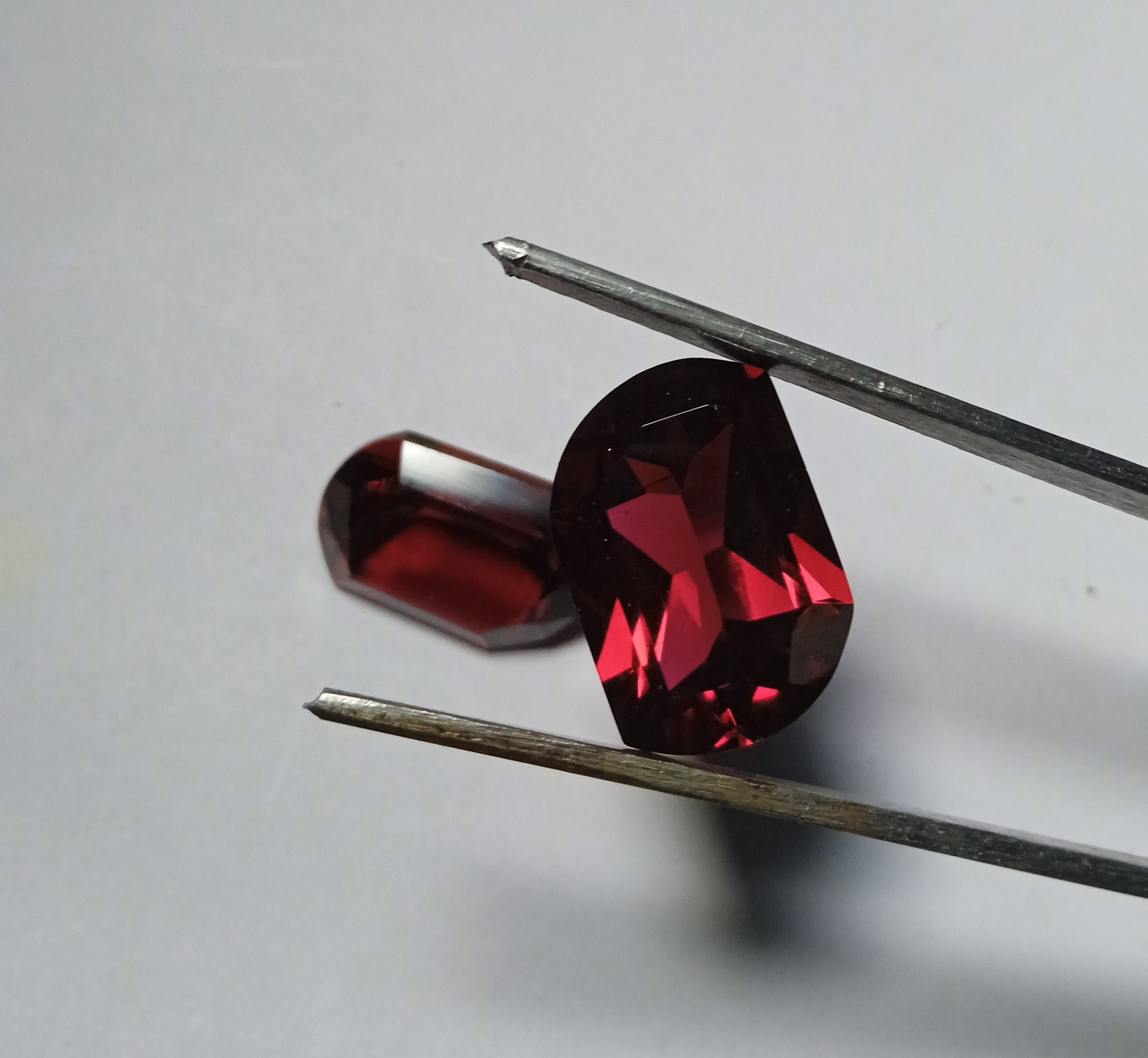 Red Corum Pigeon Blood Red Corundum Gemstone Pair, Fancy S Cut, 20.30 CT - Etsy
