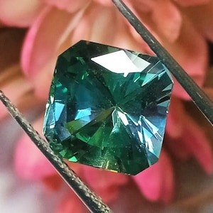 EXCELLENT! RING SIZE Blueish Green Sapphire From switzerland Octagon Shape 10X10X7.20MM Jubilee Cut Loose Gemstone Cut Gem Pendant