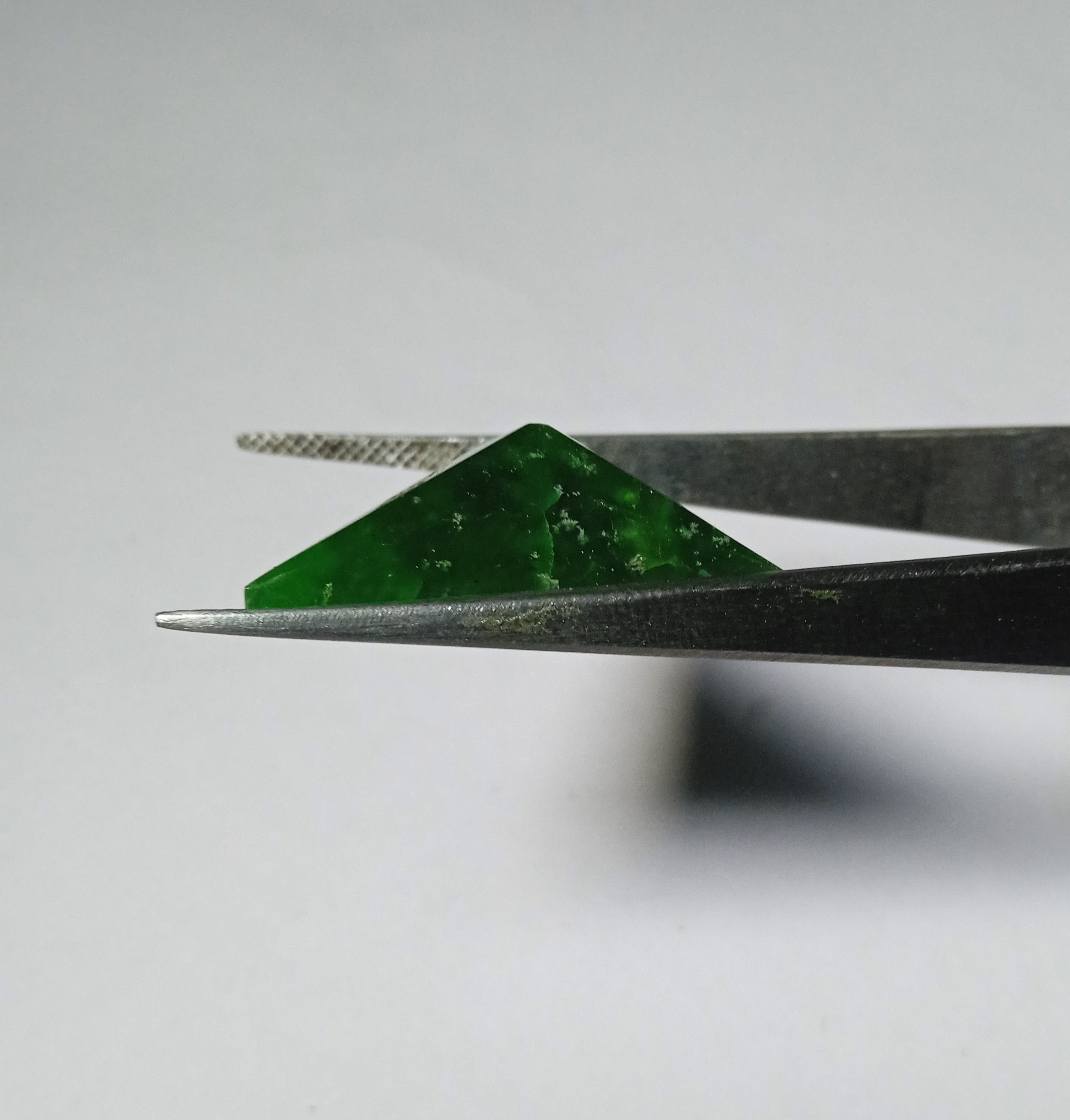 Green Triangle Moonstone, Fantasy Cut Gemstone (24X24X9.40MM) - Etsy