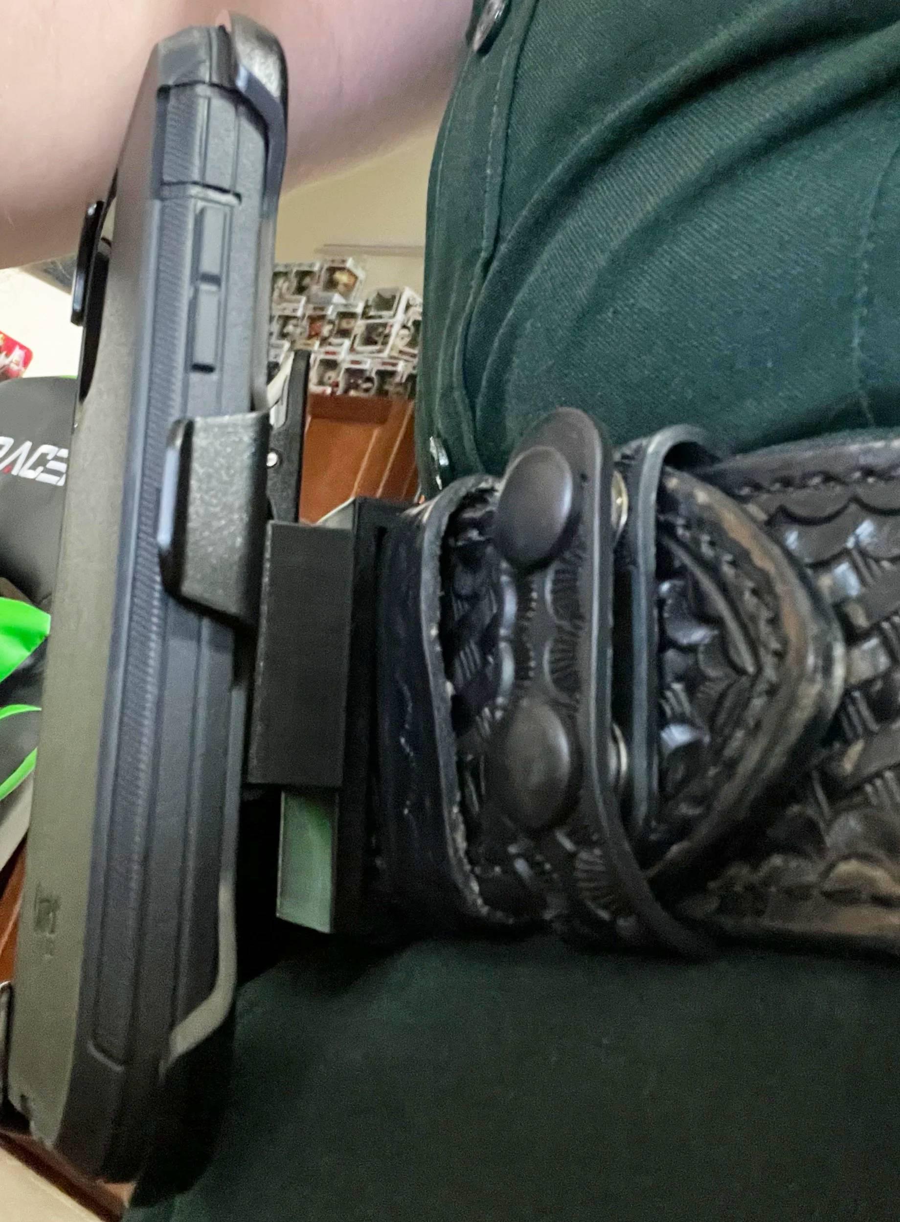 Cop Phone Holder (Duty Belt Attachment)
