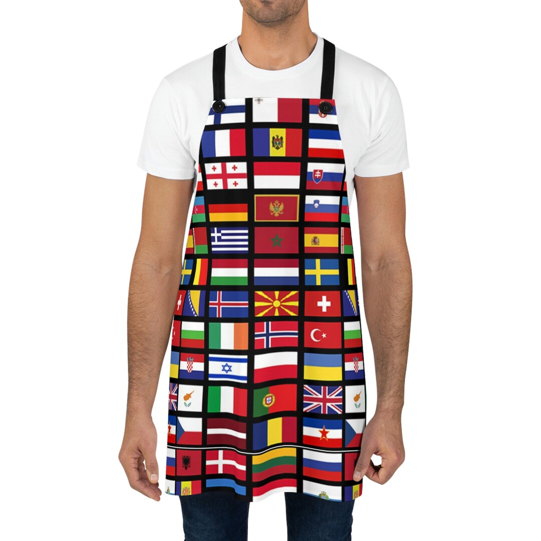 Eurovision Flags, Eurovision Apron, Eurovision Decor, International