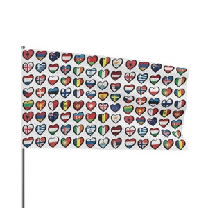 Flag - Eurovision, Eurovision Flags Eurovision Decor Gifts for Her Gifts for Him Gifts for Mom Eurovision Gift Custom Gift