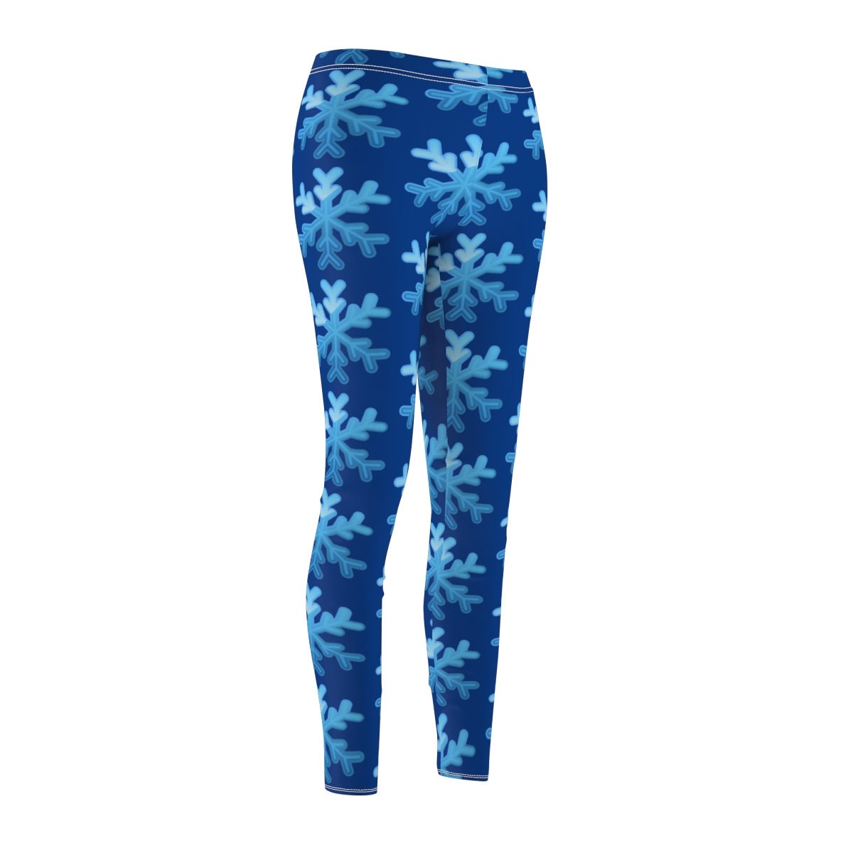 Leggings for Women - Snowflake Leggings, Blue Custom Printed Design sold by  Warren Retail, SKU 40073515
