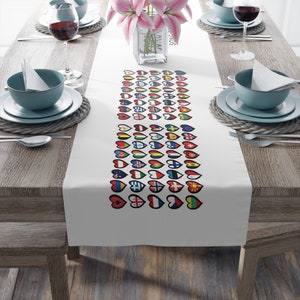 Don't Just Watch Eurovision, Decorate for It Flag Table Runner Sets the Stage at Your Dinner Party, Custom-Design. image 2