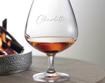 Cognacglas mit deinem Namen graviert