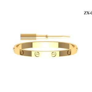 Braclet , Famous-Braclet , Antique-Braclet , Braclet with screw Driver 3DM , Stl Files , 2'7'' Aani