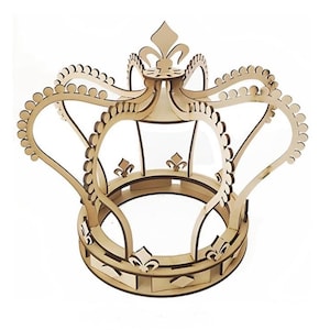 3D Krönchen | Kuppel Krone Vorlage | cd | All-in-One-Schnitt | digitalen Vektor Download für cnc Fräsmaschine. Sofortiger digitaler Download