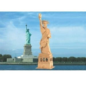Estátua da Liberdade 3D, arquivos de corte a laser, arquivo PDF