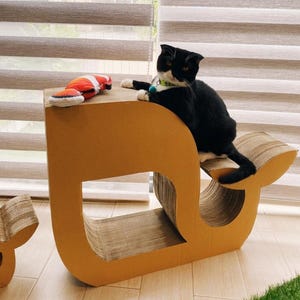 Klösbräda för katter, laserskuren mall, cdr-fil