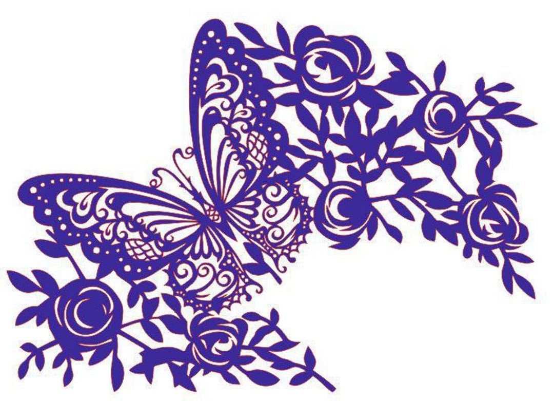 Vector Butterfly Panel Vector Cdr File. 3D Butterfly Mandala , 3d ...