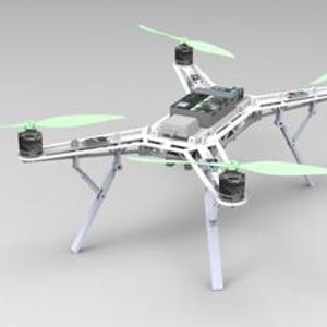 Esquemas STEP / SLDPRT / SLDASM para drones, destinados a impresión 3D y corte láser.