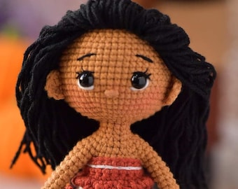 Archivo PDF Patrón de muñeca Amigurumi crochet Princess Amigurumi doll en inglés (términos de EE. UU.)