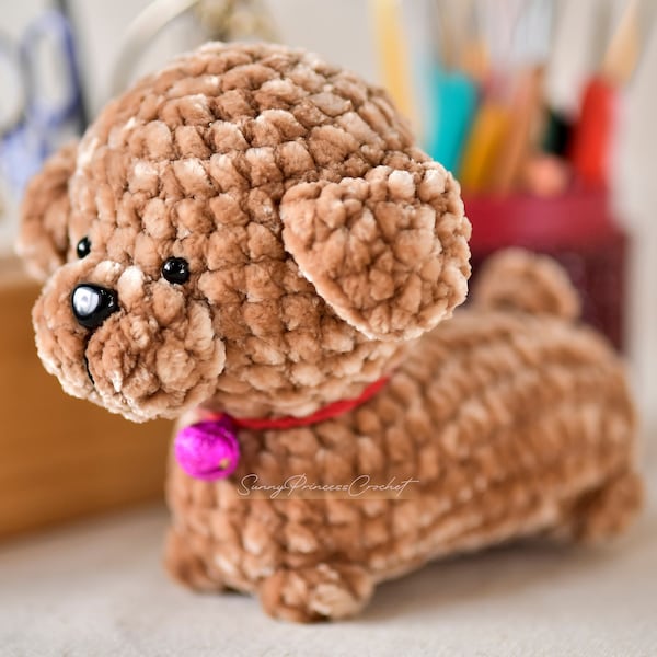 PDF File Amigurumi Poodle Dog crochet Amigurumi / Amigurumi Poodle Plushie Pattern(US terms)