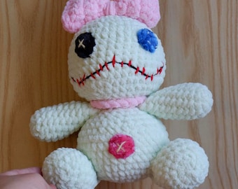 PDF File Amigurumi chunky pattern crochet - Alien Amigurumi in English (US terms)