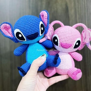2in1  PDF File Amigurumi Alien pattern crochet Amigurumi in English (US terms)