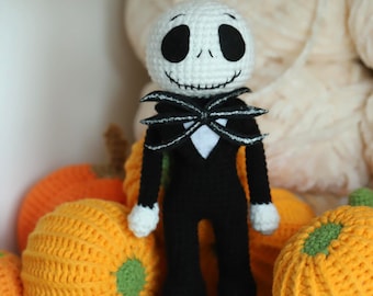 PDF PATTERN Crochet NBC Amigurumi, Jack Amigurumi, Pumpkin Crochet Spooky Creepy Halloween/Instant Download