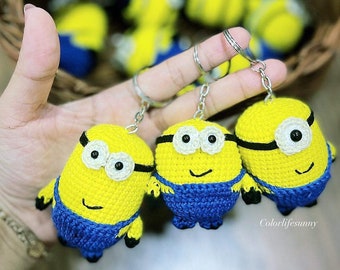 PDF PATTERN - Mini Banana Buddy Keychain Pattern