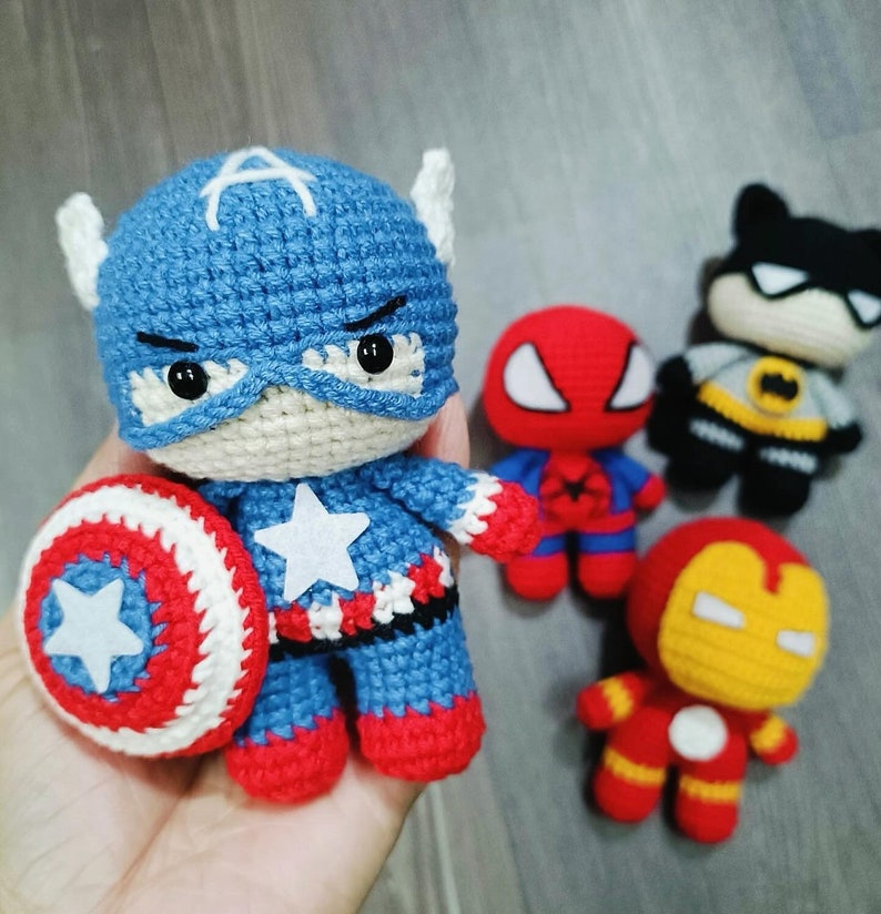 PDF File Amigurumi Crochet Pattern Keychain (US terms) image 5
