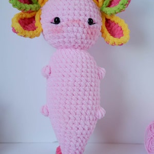 Sea Animal Amigurumi Pattern, Crochet Axolotl Pdf pattern - instant download - English only