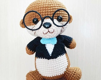 Otter Crochet Amigurumi Pattern - instant download PDF pattern - English only