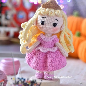 Fichier PDF Modèle de poupée Amigurumi au crochet Poupée Princesse Amigurumi en anglais (termes américains)