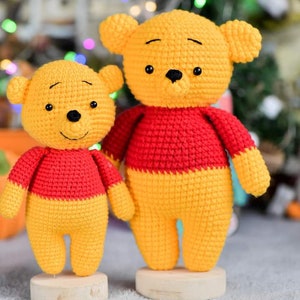 PDF PATTERN 2IN1 Yellow Bear Amigurumi
