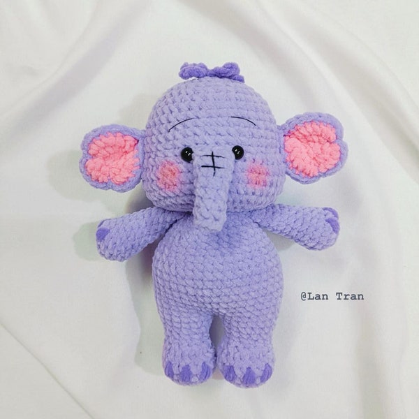 PDF Heffalump Häkelanleitung für Bären und Freunde - englisches Muster - sofort-Download