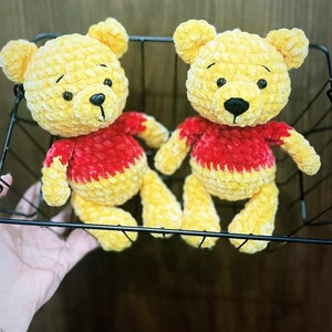 PDF pattern Crochet Winnie the Pooh, Pooh and friends - designed and made by sunnyprincesscrochet
