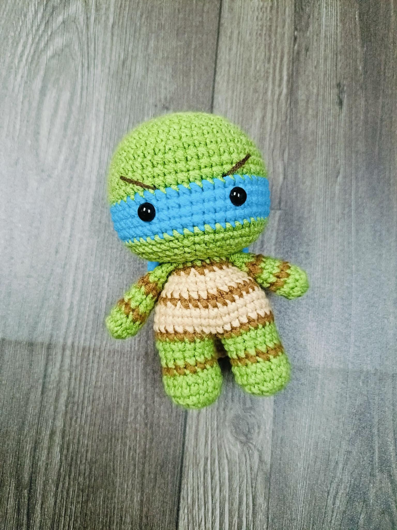 PDF File Amigurumi Crochet Pattern - Ninja Keychain (US Terms) - Etsy