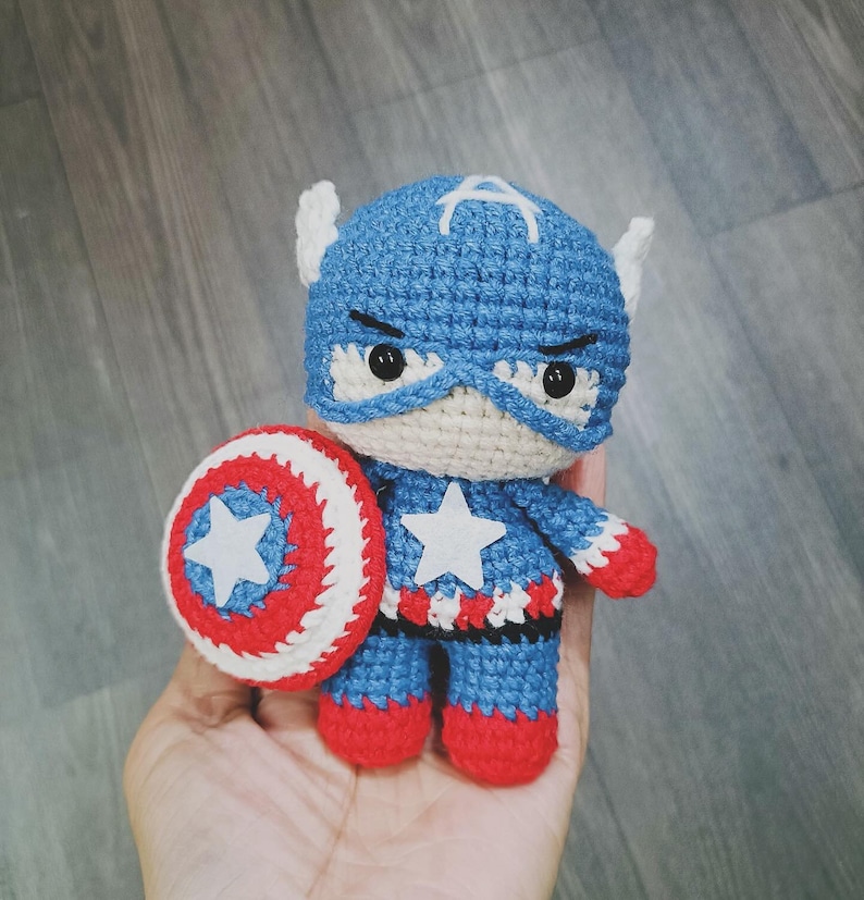 PDF File Amigurumi Crochet Pattern Keychain (US terms) image 4
