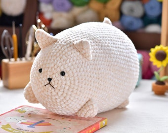 No sew squishy Mellow loaf cat pattern - instant download PDF pattern - English only