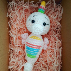 Crochet Sea Animal Amigurumi Pattern, Unicorn Seahorse - instant download - English only