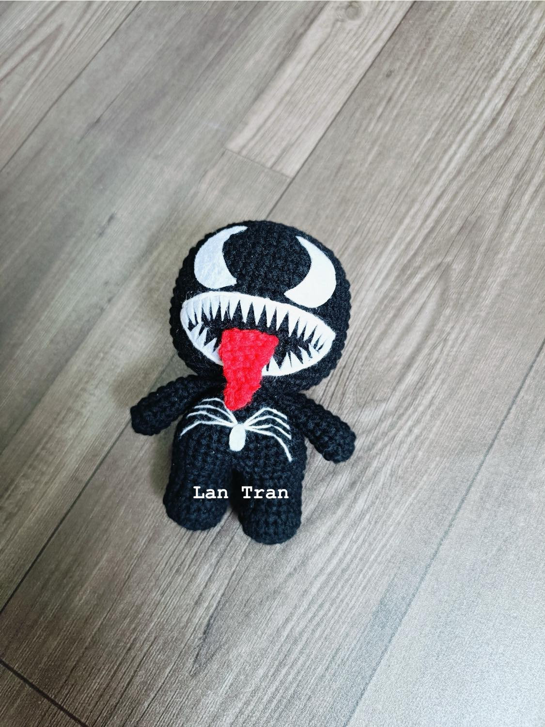 PDF File Amigurumi Crochet Pattern - Ven0m Keychain (US Terms) - Etsy