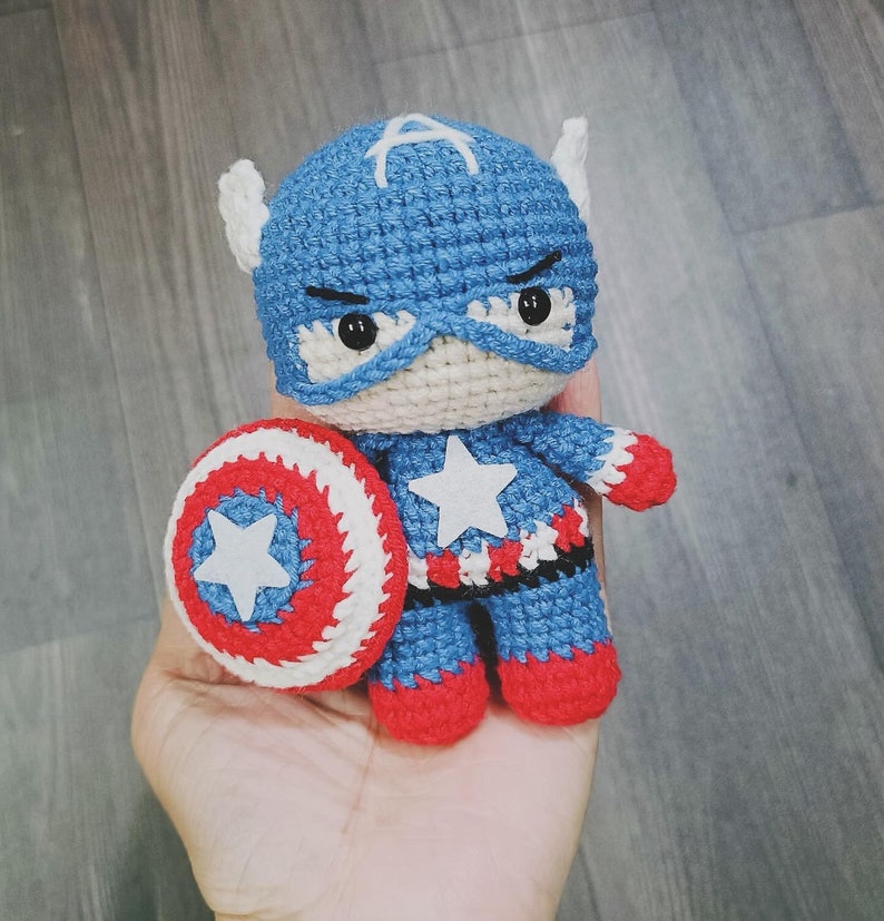 PDF File Amigurumi Crochet Pattern Keychain (US terms) image 2