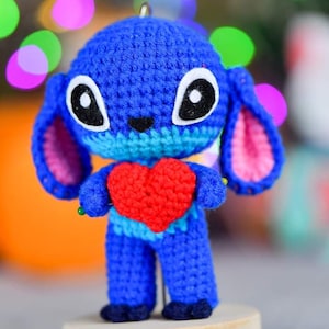 PDF File Amigurumi Keychain pattern crochet Amigurumi in English (US terms)