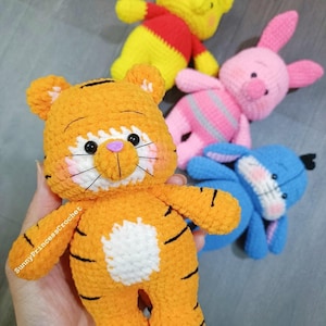 PDF File Tigger Crochet Pattern - Pooh and friends - English pattern - instant download